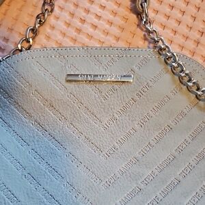 Steve Madden Metallic Silver Shoulder Bag